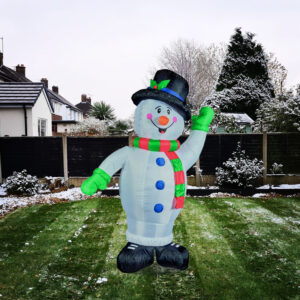 Inflatable Snowman For Lawns & Gardens (4ft, 6ft or 8ft)